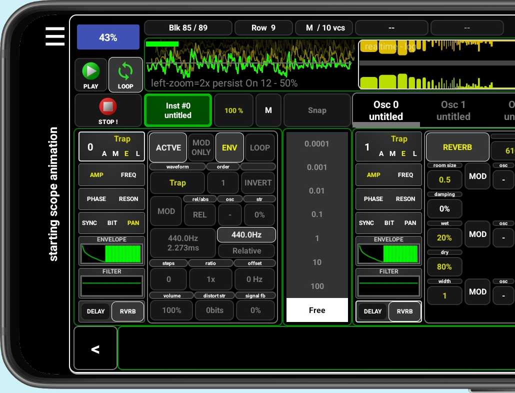 Oscalate - Android Music Sequencer App